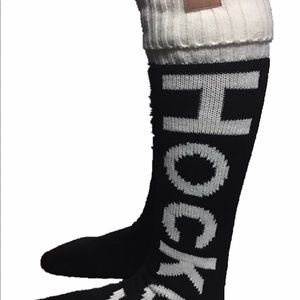 New hockey slipper socks booties wool grips